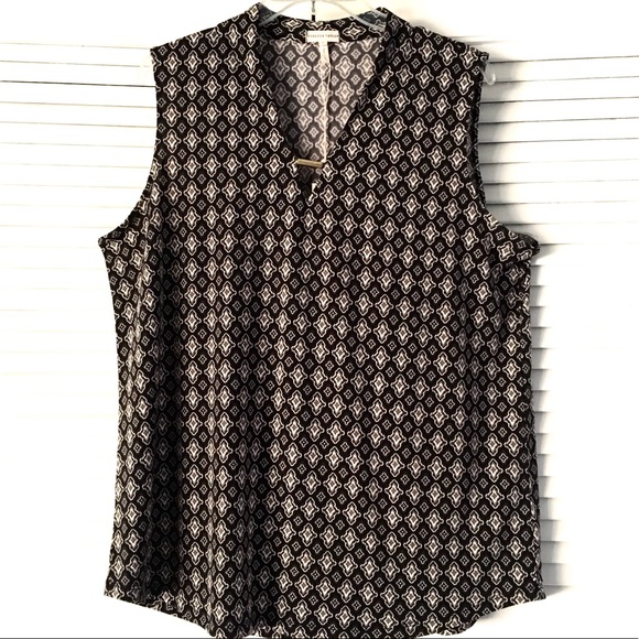 w/TAGs REBECCA TAYLOR Sleeveless SILK BLOUSE TOP - Picture 3 of 7